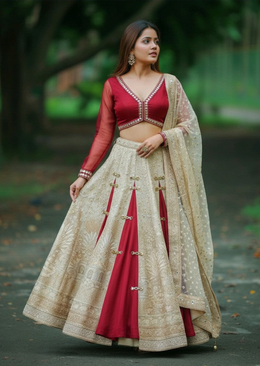 Noor-e-Ruby Bridal Lehenga