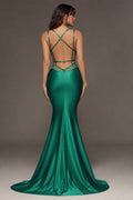 Midnight Gold One-Shoulder Gown