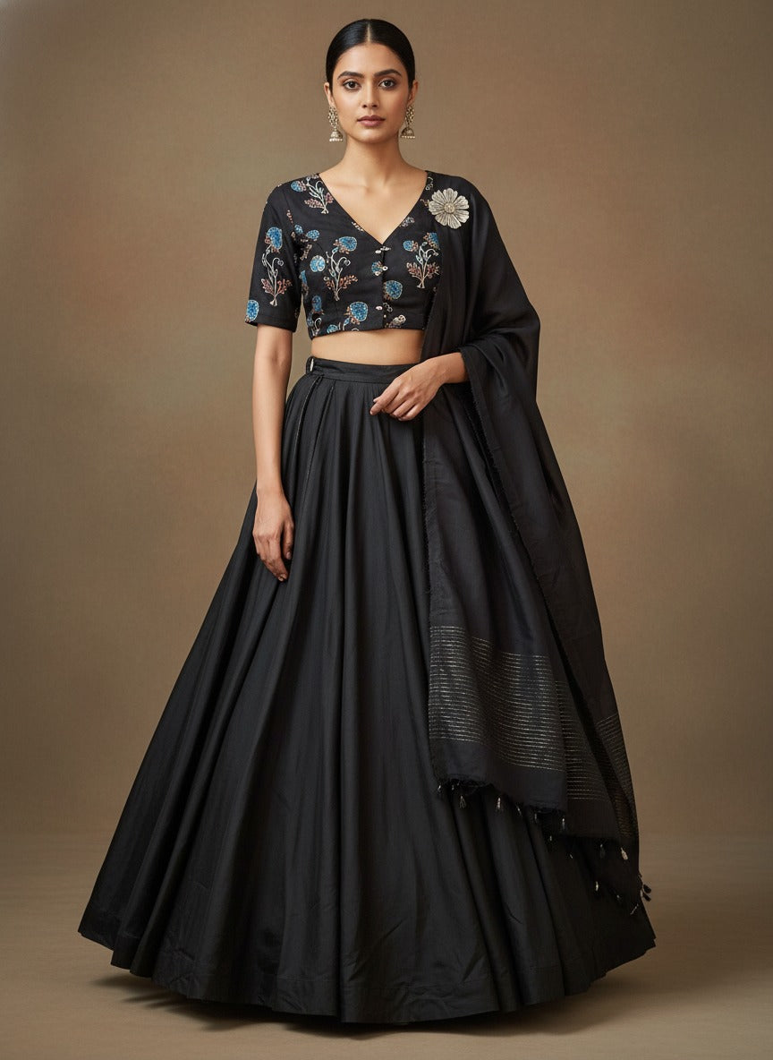 Ebony Regal Lehenga