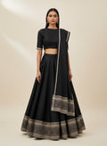 Noir Grace Saree Lehenga