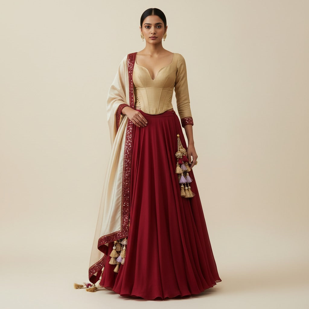 Royal Indigo Anarkali